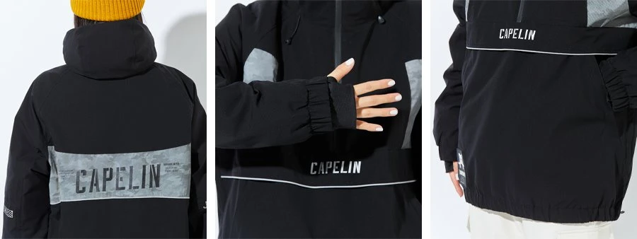 shine reflective ski jacket