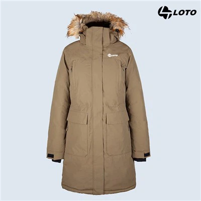 レディースロングダウンコート