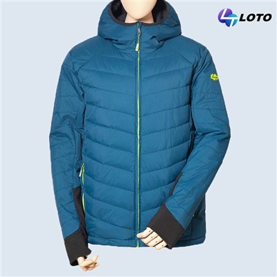 フード付きメンズパフジャケット