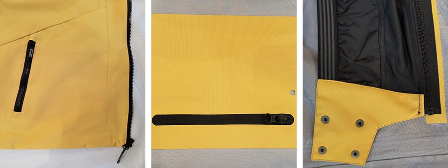 3l ski jacket detail